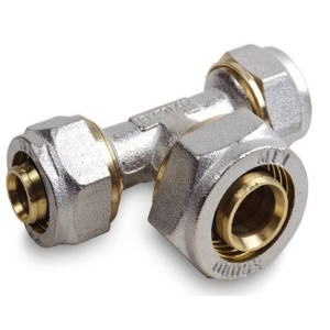 PEX Trójnik 25 skręcany